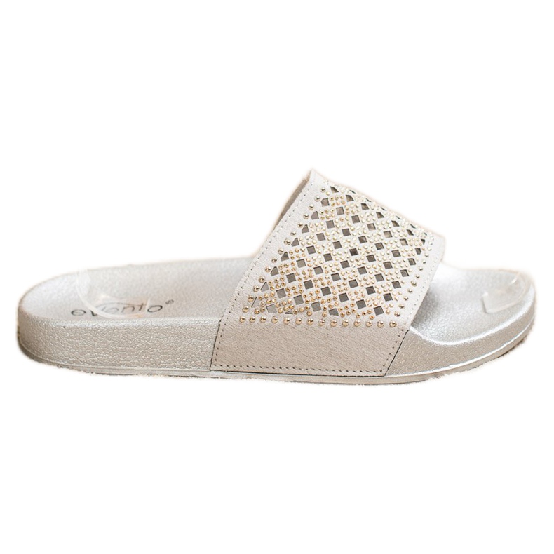 Evento Papuci eleganți cu ornamente gri