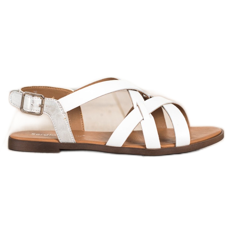 Sandale casual Sergio Leone alb