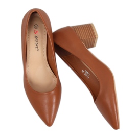 Pompe cu toc camel CL76P Camel maro