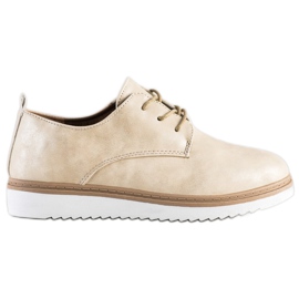 SHELOVET Pantofi casual bej SHELOVET Pantofi casual bej