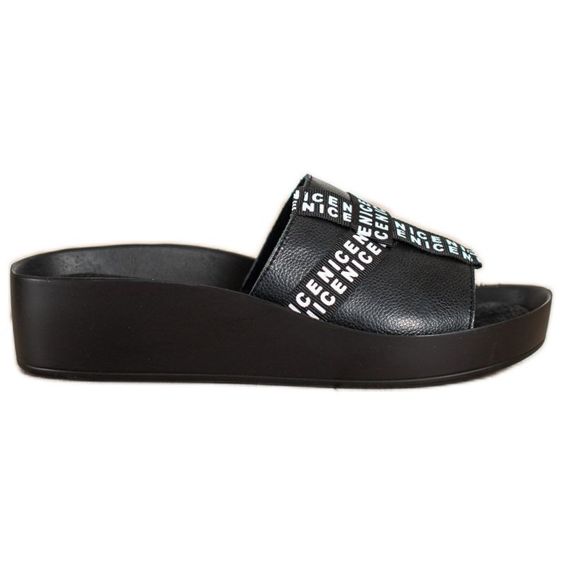 Filippo Papuci de moda din piele negru