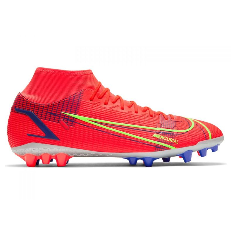 Pantofi de fotbal Nike Superfly 8 Academy Ag M CV0842-600 multicolor roșu