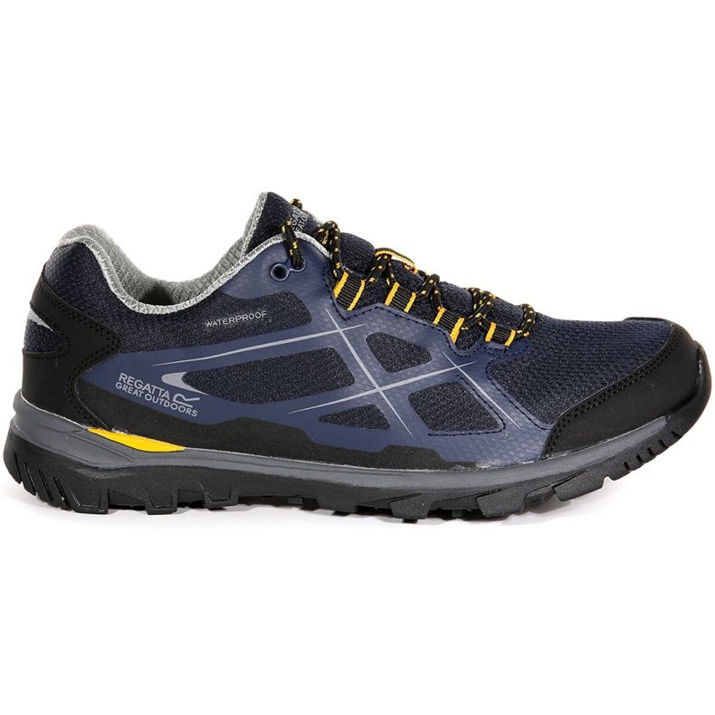 Pantofi Regatta Kota Low M RMF489 21 negru albastru marin portocale