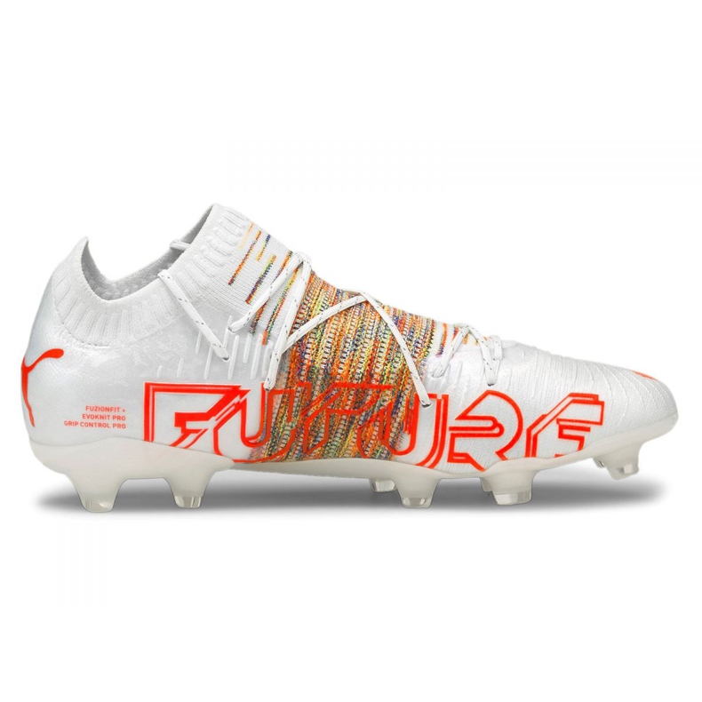 Ghete de fotbal Puma Future Z 1.1 Fg / Ag M 106028-03 alb alb Ghete de fotbal Puma Future Z 1.1 Fg / Ag M 106028-03 alb alb