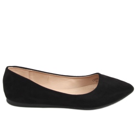 Balerine cu varf de migdale negru CD52P Negru Balerine cu varf de migdale negru CD52P Negru