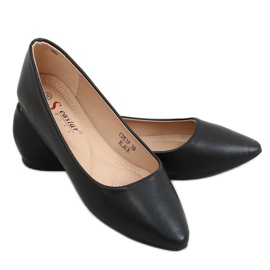 Balerine cu varf de migdale negru CD53P Negru Balerine cu varf de migdale negru CD53P Negru