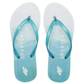 Flip-flops 4F W H4L21-KLD003 48S albastru verde