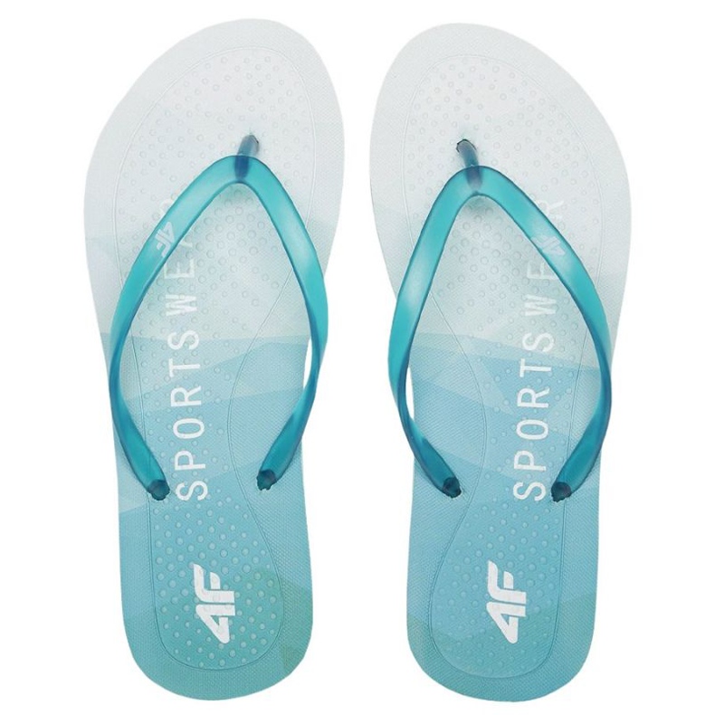 Flip-flops 4F W H4L21-KLD003 48S albastru verde