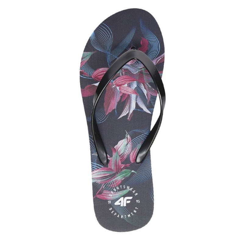 4F W H4L21-KLD004 Flip Flops 90S negru verde