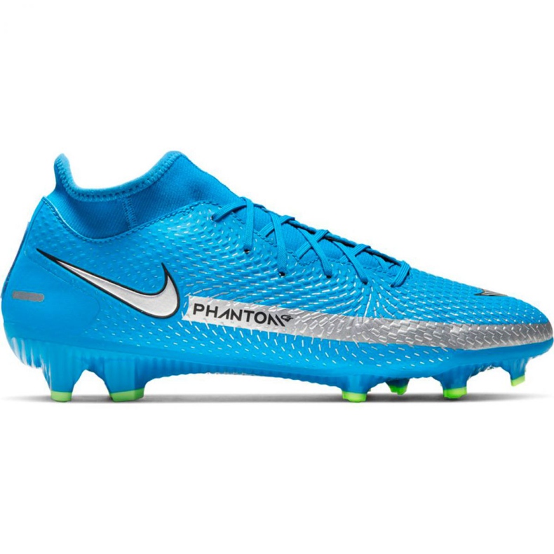 Pantof de fotbal Nike Phantom Gt Academy Df FG / MG M CW6667 400 albastru albastru
