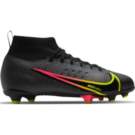 Pantofi de fotbal Nike Mercurial Superfly 8 Pro Fg Jr CV0804 090 multicolor negru