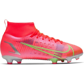 Pantofi de fotbal Nike Mercurial Superfly 8 Pro Fg Jr CV0804 600 portocale portocale