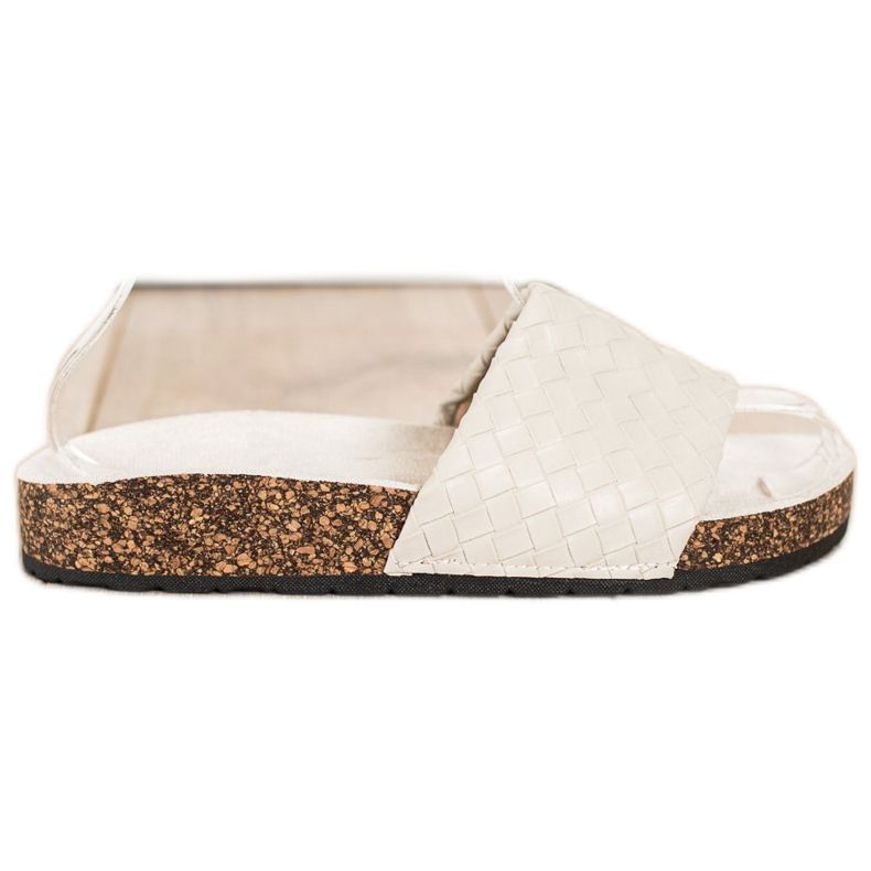 SHELOVET Papuci împletiți la modă maro