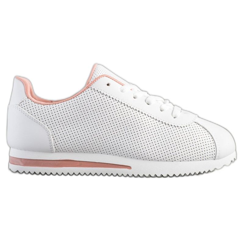 SHELOVET Adidași cu deschidere elegantă alb