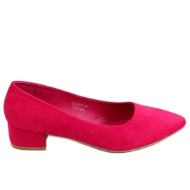 Pompă fucsia cu toc mic CC205P Fuchsia roz Pompă fucsia cu toc mic CC205P Fuchsia roz
