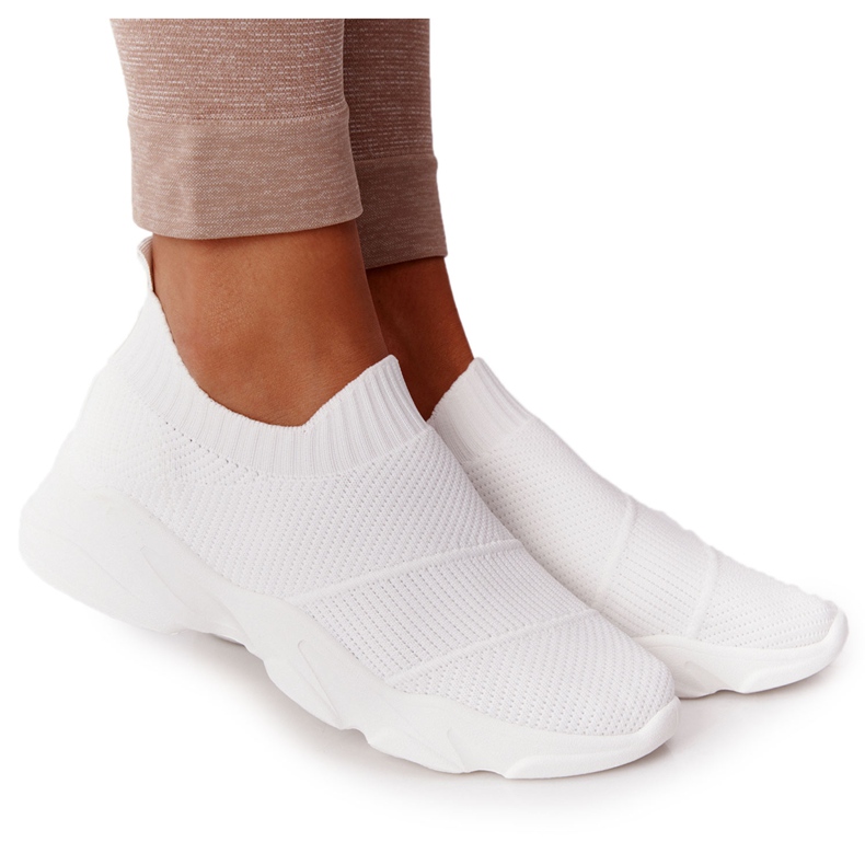 PS1 Încălțăminte sport pentru femei Slip-on White Yoga Class alb PS1 Încălțăminte sport pentru femei Slip-on White Yoga Class alb