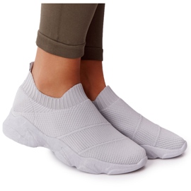 PS1 Încălțăminte sport pentru femei Slip-on Grey Yoga Class gri