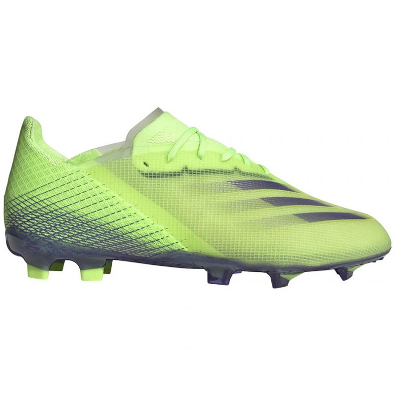 Ghete de fotbal Adidas X Ghosted.1 Fg Jr EG8180 multicolor verde Ghete de fotbal Adidas X Ghosted.1 Fg Jr EG8180 multicolor verde