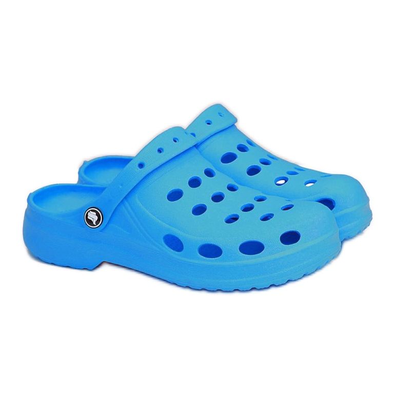 Flameshoes Papuci de damă Eva Blue Foam Crocs albastru