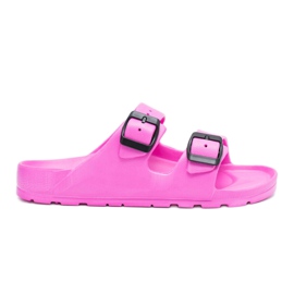 Flameshoes Papuci de grădină roz deschis pentru femei Flameshoes Papuci de grădină roz deschis pentru femei