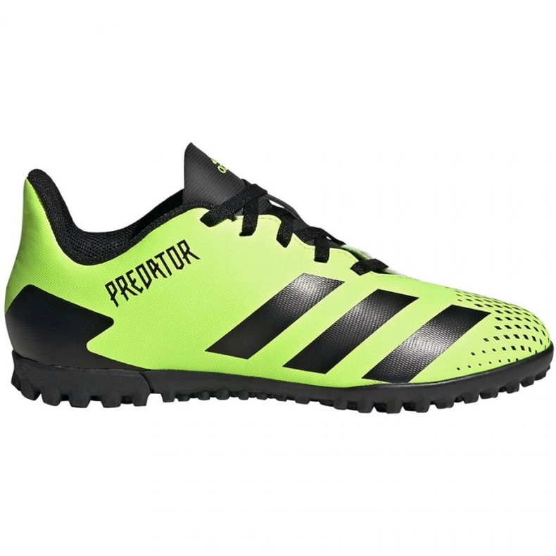 Ghete de fotbal Adidas Predator 20.4 Tf Jr EH3041 negru verde