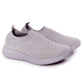 EVE Pantofi sport pentru copii Slip-On Grey School Trip gri