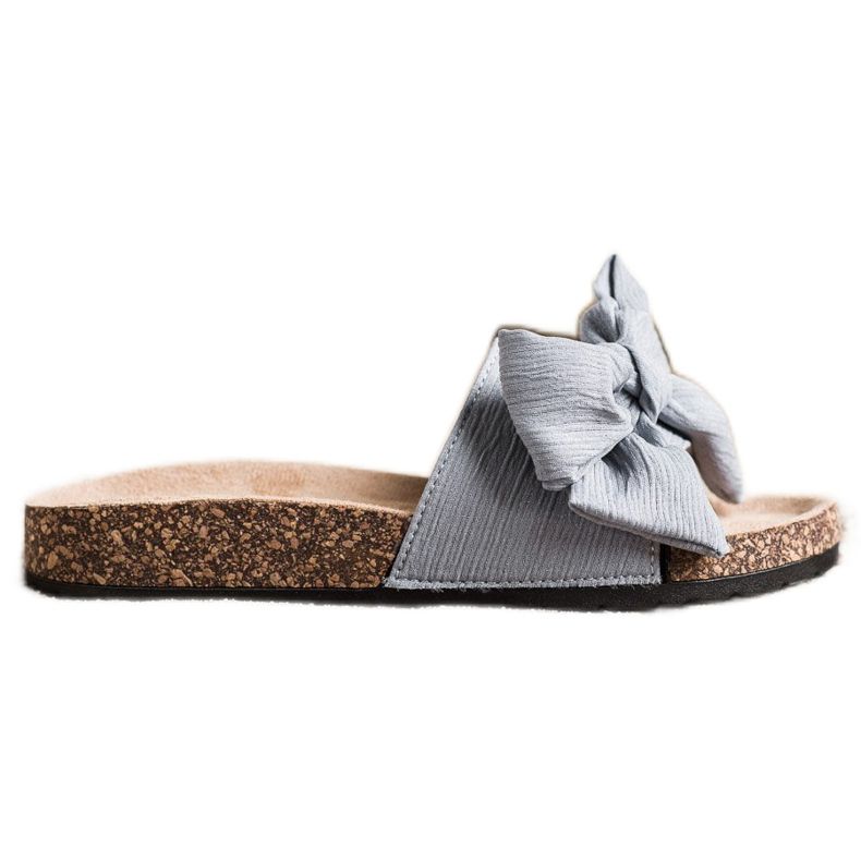 SHELOVET Papuci Cu Arc gri