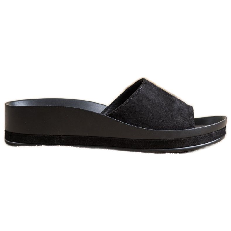 Papuci casual VINCEZA negru