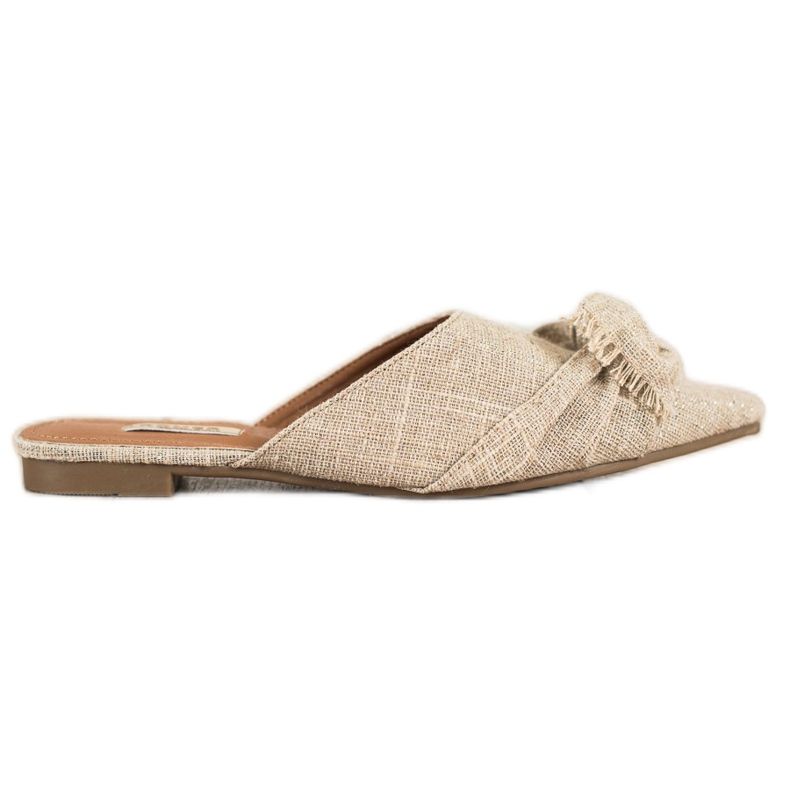 SHELOVET Papuci Eleganti În Spitz bej