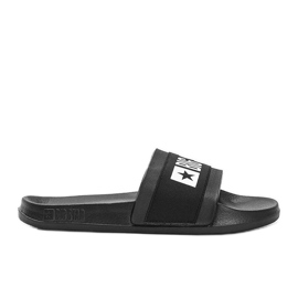 Papuci negri Big Star Lils pentru femei negru Papuci negri Big Star Lils pentru femei negru