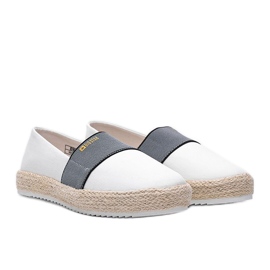 Espadrile albe pentru femei de la Big Star BeShi Espadrile albe pentru femei de la Big Star BeShi