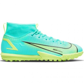 Pantof de fotbal Nike Mercurial Superfly 8 Academy Tf Jr CV0789 403 multicolor albastru