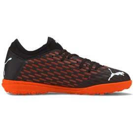 Ghete de fotbal Puma Future 6.4 Tt Jr 106209 01 albastru, negru, portocaliu negru Ghete de fotbal Puma Future 6.4 Tt Jr 106209 01 albastru, negru, portocaliu negru