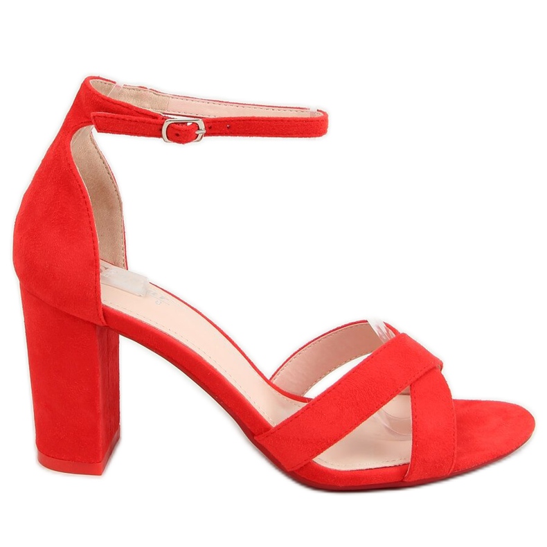 Sandale roșii cu toc înalt NF-63P Roșu Sandale roșii cu toc înalt NF-63P Roșu