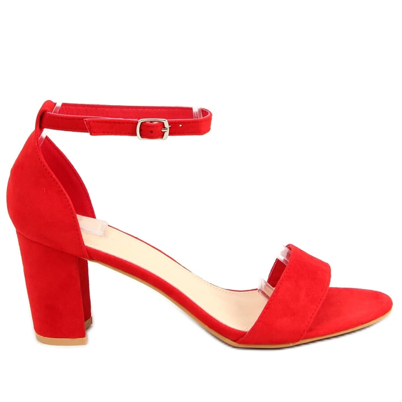 Sandale roșii cu toc înalt LL-210P Roșu