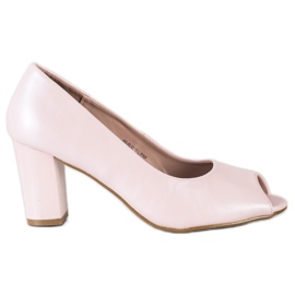 Goodin Pompele Open Toe roz
