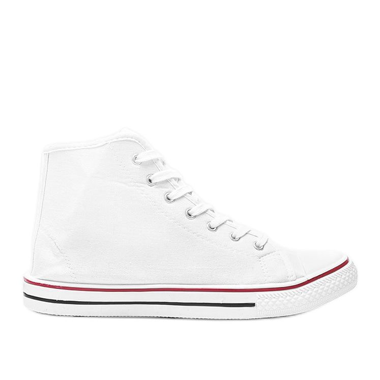 Adidași albi pentru femei Gampa gleznă