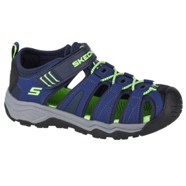 Skechers Solar Quest Jr 400060L-NVBK negru albastru marin Skechers Solar Quest Jr 400060L-NVBK negru albastru marin