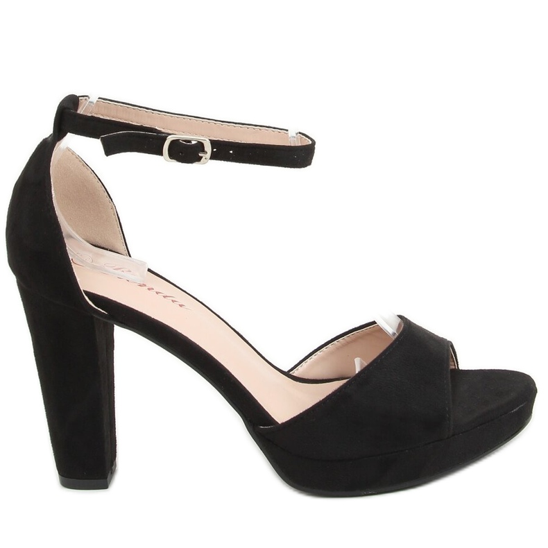 Sandale cu platformă neagră S-850 negre negru