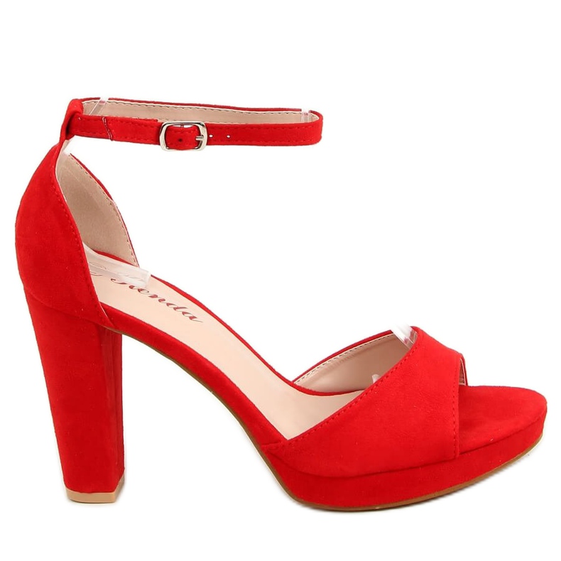 Sandale roșii S-850 cu platformă roșie roșu Sandale roșii S-850 cu platformă roșie roșu