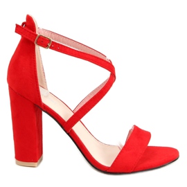 Sandale pe stâlp roșu GG-88P Roșu roşu