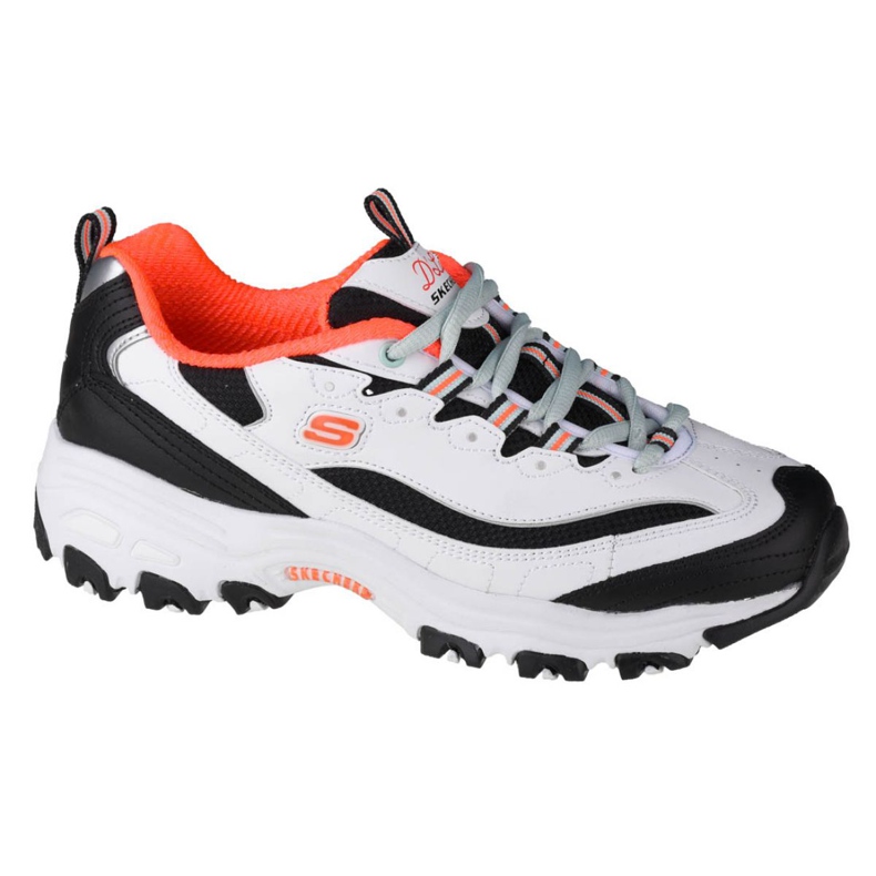 Skechers D'Lites Big Fan W 88888422-WBO alb negru portocale