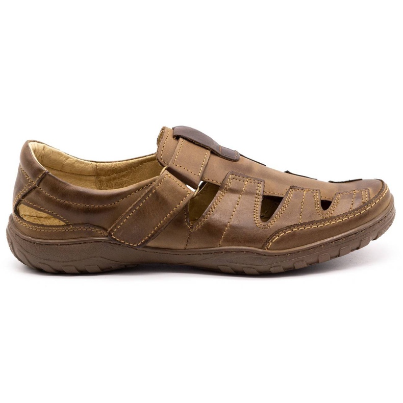 Polbut 260 de încălțăminte ajurată pentru bărbați pentru vară, maro