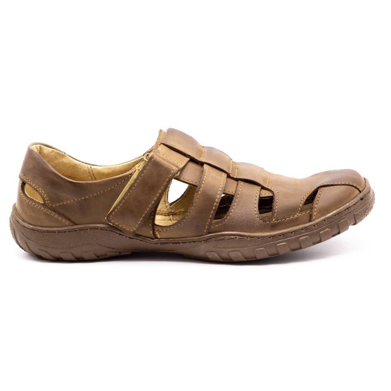 Polbut Încălțăminte ajurată pentru bărbați 237 pentru maro de vară