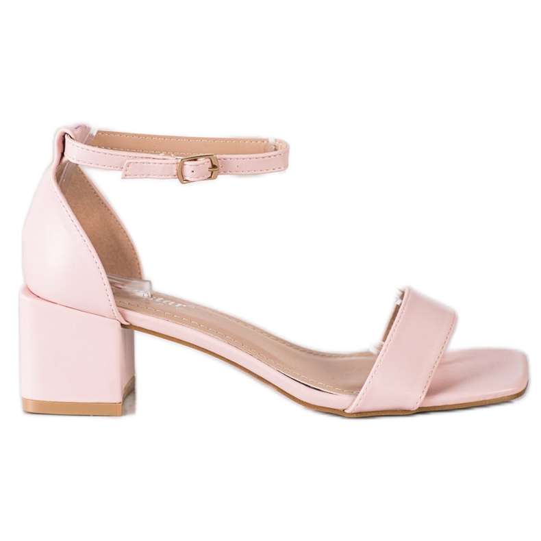 Seastar Sandale Cu Lanț Decorativ roz