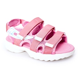 Sandale sport pentru copii cu velcro roz Flyn Sandale sport pentru copii cu velcro roz Flyn