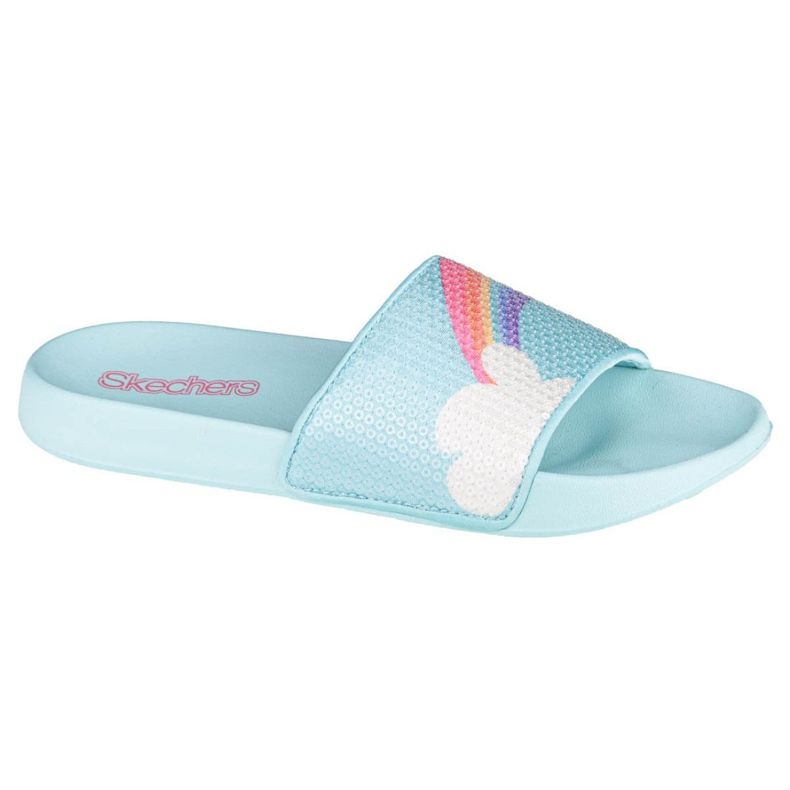 Skechers Sunny Slides-Dreamy Steps Jr 86994L-LBMT albastru