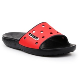 Crocs Classic Colorblock Slide M 206882-0X9 roșu