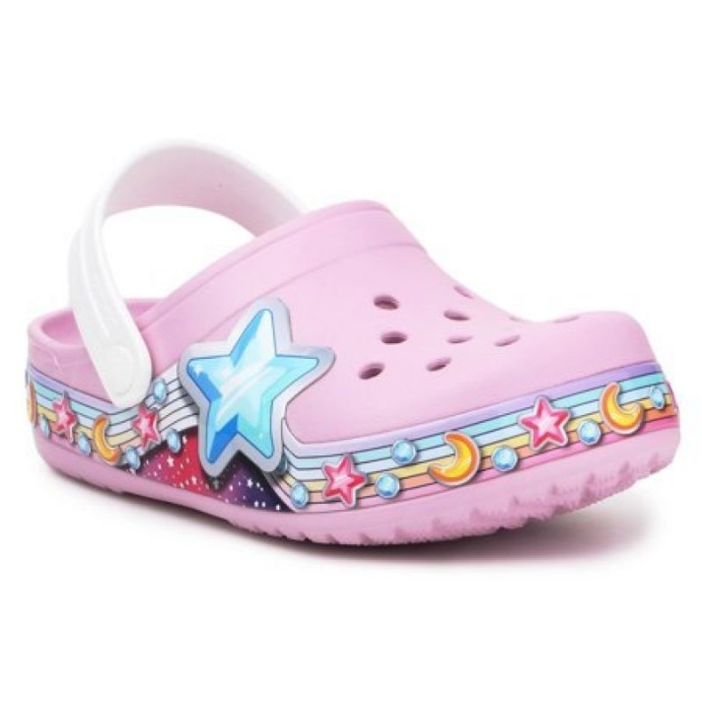 Crocs Fl Star Band Clog Jr 207075-6GD roz