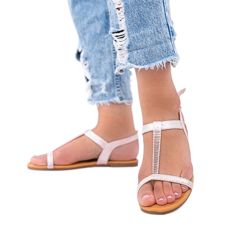 Sandale femei olografice Igi roz